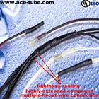 Polyolefin Shrink Tubing Semirigid Flame Retardant Dual-wall Adhesive-lined Polyolefin Heat Shrink Tubing / Tube