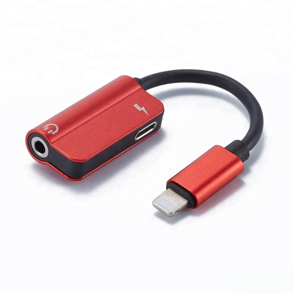 2 in 1 Headphone Charging Adapter 8 pin and 3.5mm Earphone Audio Jack Splitter for iPhone, Red;black;gold;silver;rose gold
2 in 1 Headphone Charging Adapter 8 pin and 3.5mm Earphone Audio Jack Splitter for iPhone, Red;black;gold;silver;rose gold