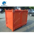 Factory direct sale durable scrap dumpster hopper skip bin metal garbage waste container