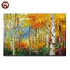Beautiful Images of Paint Palette Knife Abstract Tree Canvas Painting