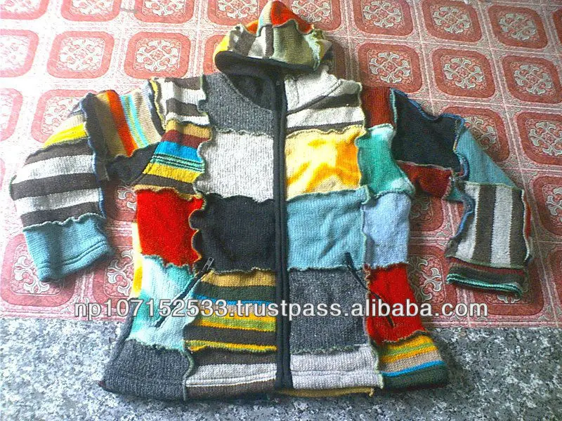 woolen patch jacket code SHWJ15 price $16.8