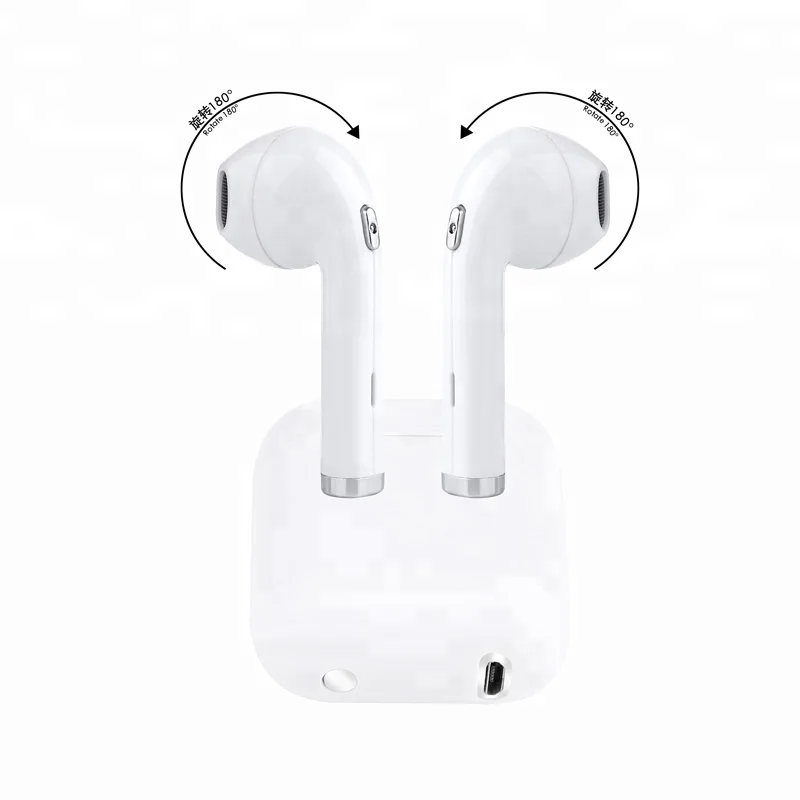 

Best selling products in america tws earbud with earphone case charging sport true wireless earbud for apple earpod headset, White