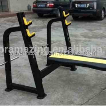 Guangzhou equipamentos de ginástica comercial banco de peso AMA-9930 bench press hidráulica