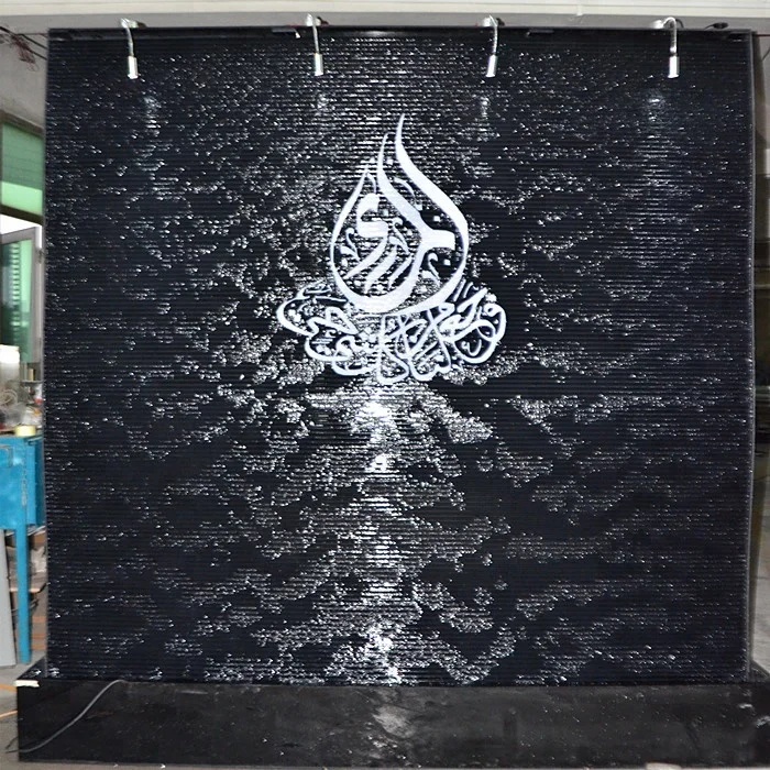 

home,company,hotel, hall custom decorations led waterfall wall water fountain partition wall
