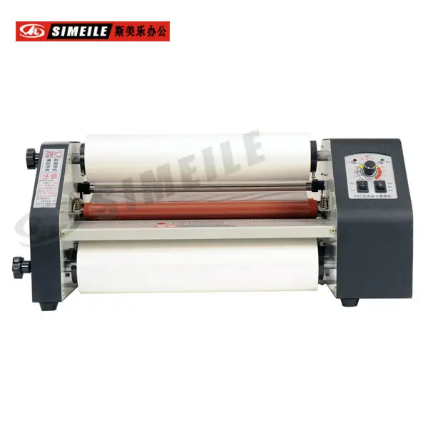 PVC/photo/picture FM-480 laminate machine hot & cold press with stand