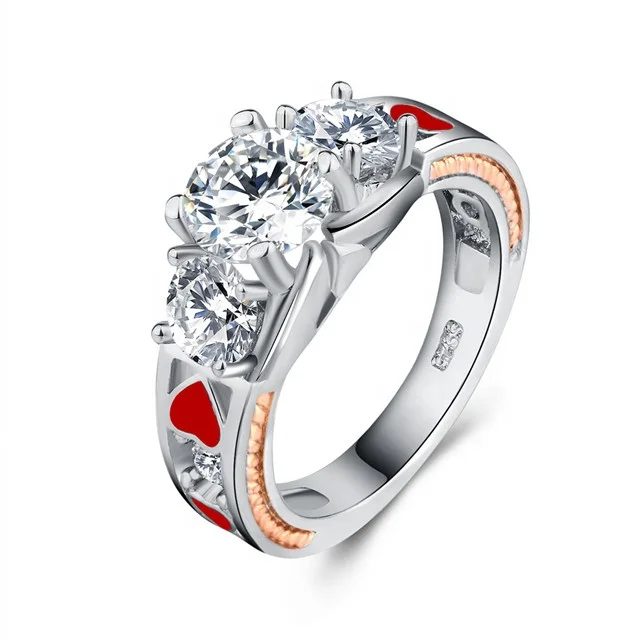 Red Enamel Love Heart Micro Zircon Inlay Ring for Women European Pop Brand Jewelry Unique Design Female Wedding Ring bague femme
Red Enamel Love Heart Micro Zircon Inlay Ring for Women European Pop Brand Jewelry Unique Design Female Wedding Ring bague femme