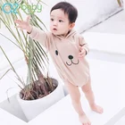 New style cotton plain blank animal unisex infants boutique wear suit newborn jumpsuit baby clothes romper set