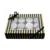 Wedding birthday packaging design cheese moon take away cake box paper box with clear lid
