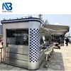 Supply mall design frozen yogurt donut bubble tea ice cream fast food kiosk for sale barber shop outdoor