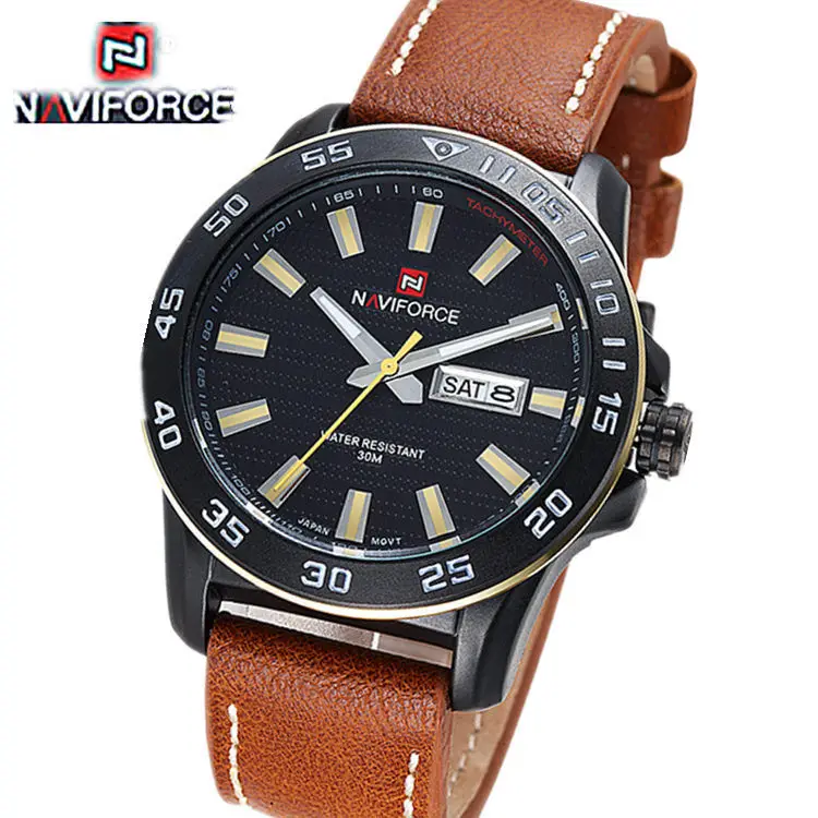 2015 Watches men NAVIFORCE luxury brand Quartz relogio masculino Fashion Casual Sports Army Military Sports watch reloj Clock
