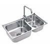 Double bowl 304 stainless steel kitchen basin