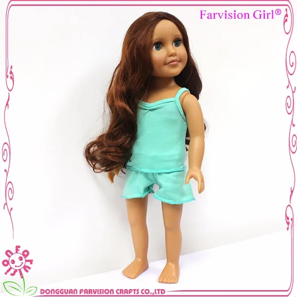 2017 new fashion naked 18 inch cute doll toys for kids
