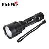 LED Flashlight XML-T6 8000LM Tactical Flashlight Aluminum Hunting FlashLight Torch Lamp+18650+Charger+Gun Mount