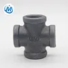 gi pipe fitting 90 degree gas connection equipment black beaded cross