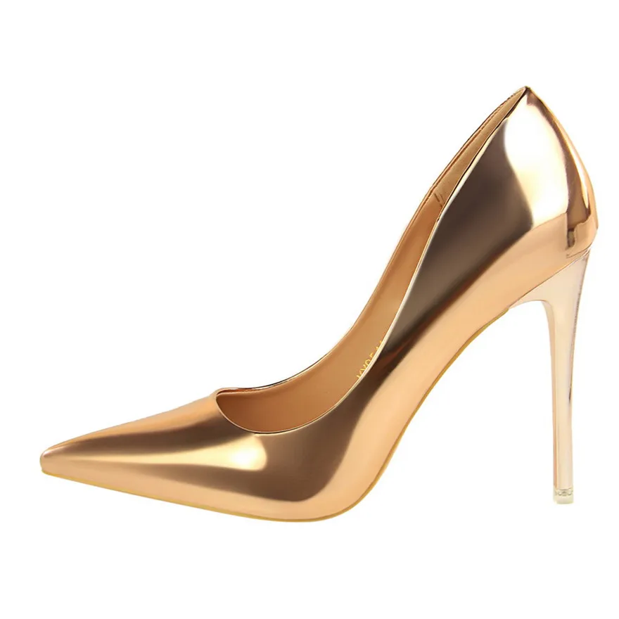 BIGTREE Patent Leather Thin Heels Office Shoes Women Shallow Pumps Fashion High Heels Shoes Women Pointed Toe Sexy Shoes Pumps
BIGTREE Patent Leather Thin Heels Office Shoes Women Shallow Pumps Fashion High Heels Shoes Women Pointed Toe Sexy Shoes Pumps