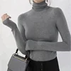 15PKCAS46 lady new slim fit turtle neck winter warm cashmere sweater top