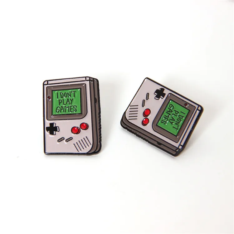 Creative Design Men Women Jewelry Pin I Don't Play Games Nintendo Game Boy Enamel Metal Brooch, Picture
Creative Design Men Women Jewelry Pin I Don't Play Games Nintendo Game Boy Enamel Metal Brooch, Picture