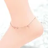 Fashion Lucky Anklet New Design Stainless Steel Jewelry Gold Ankle Bracelet