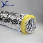 aluminum heat barrier fiberglass pipe insulation laminated aluminum foil glass cloth