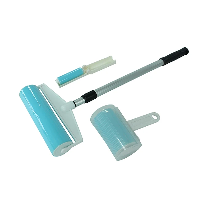 Promotional best sell good quality home PP cleaning hair dust remover silicone floor sticky roller