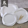 High demand products white unbreakable dinner plates with delicate design