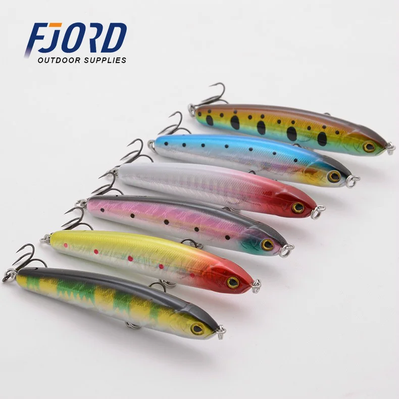 FJORD Wholesale in stock 12.5g 80mm 3D eyes Plastic Hard Bait Sinking Pencil Fishing Lures, 6color
FJORD Wholesale in stock 12.5g 80mm 3D eyes Plastic Hard Bait Sinking Pencil Fishing Lures, 6color