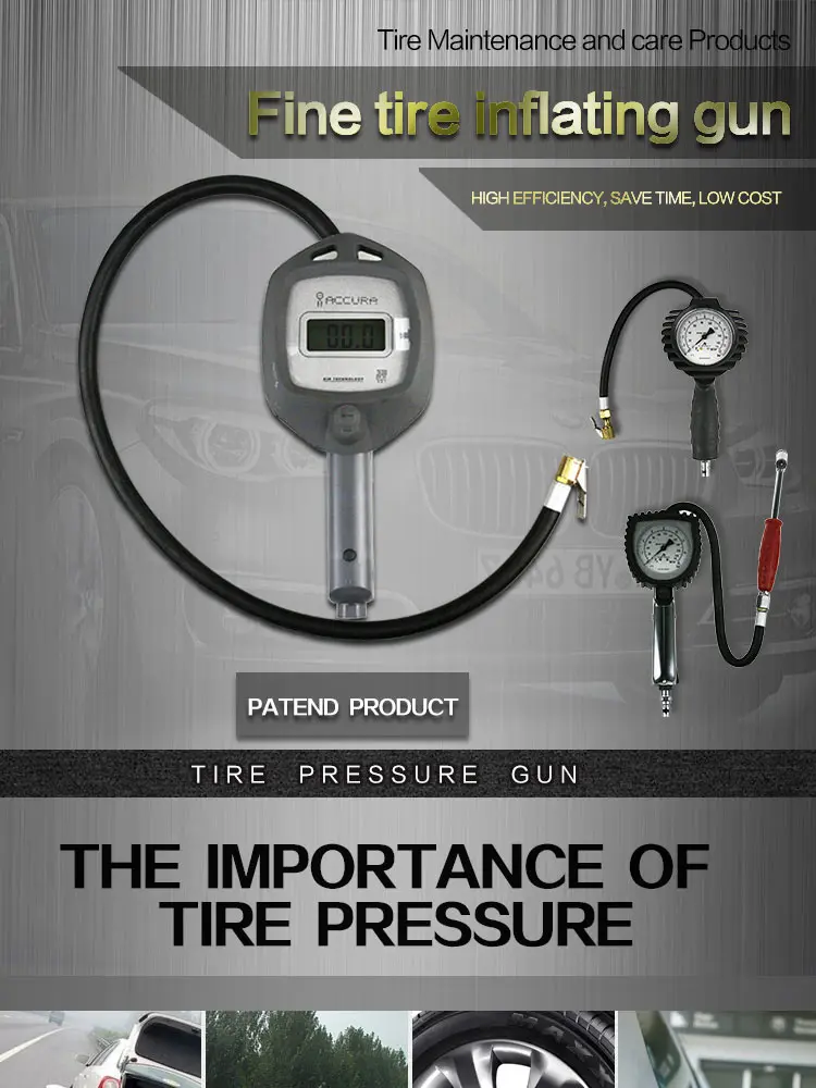 new style digital tire inflator gauge gun wall mount 12 BAR DIGITAL TIRE INFLATION GUN