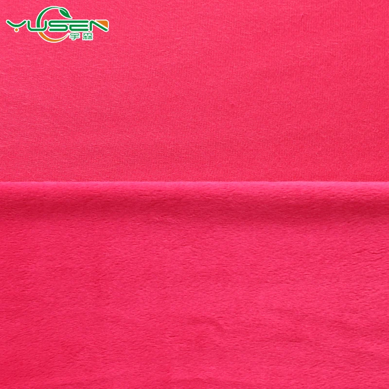 100% polyester Super Soft Velboa Fabric,Knitted Fabric Memory Foam Garment Lining