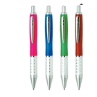 wholesale fashionable plastic ball point pen with custom logo for christmas promotion