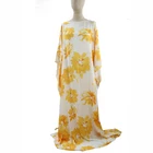 custom printed packaging fabrics instant long dress shawl