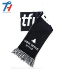 Good Feature Import Grade Customized Polyester Knitted Scarf