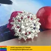 30mm Large Elegant Rhinestone Flat Back Embellishments DIY Bling Accessories For Flower Bow Centers ALRMM036