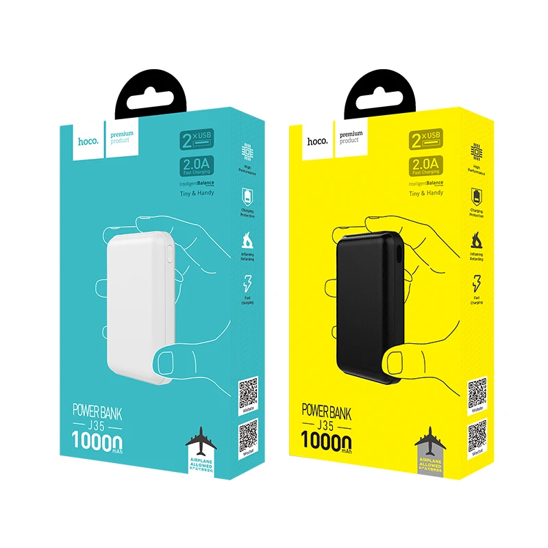 Shenzhen HOCO J35 Sunshine Mobile Power Bank Portable 10000mAh Mobile Charger Power Bank For Phones 2A hoco Powerbank - ANKUX.COM