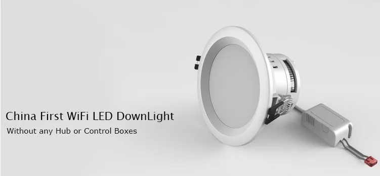 Smart LED down light 15W, iOS and android app control, Wifi,2G,3G,4G remote control,zigbee,2.4G wireless - ANKUX.COM