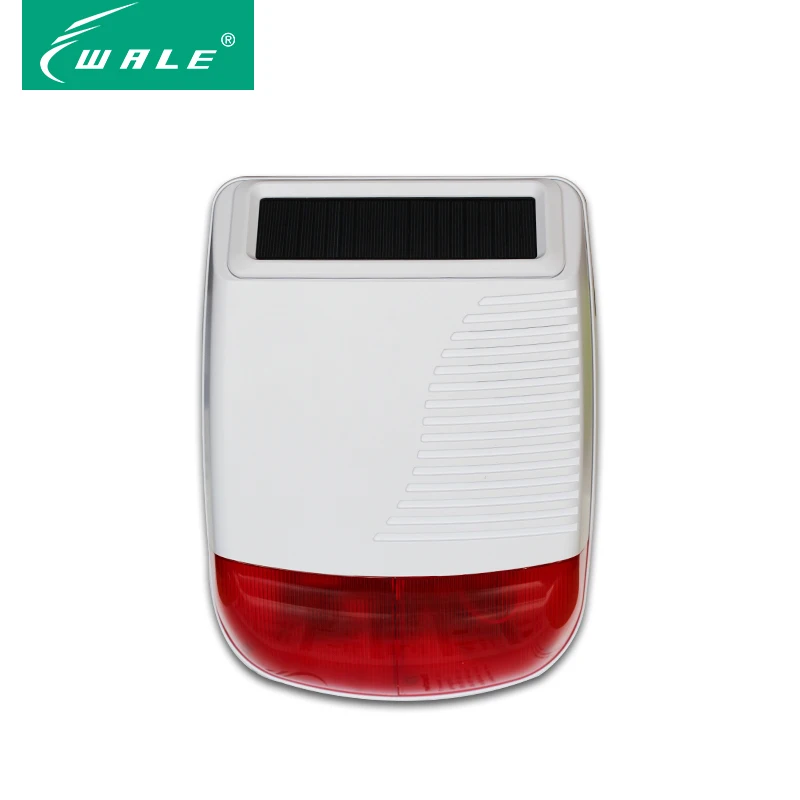 Manuafactory burglar security Solar Siren Home Outdoor with battery 110dB Home Security Protection - ANKUX.COM