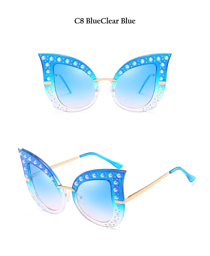 Rimless Cat Eye Sunglasses (23)