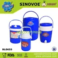 9.5L nice design plastic water cooler jug set with tap