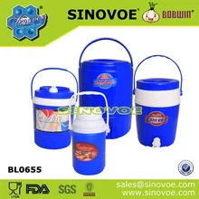 9.5L nice design plastic water cooler jug set with tap