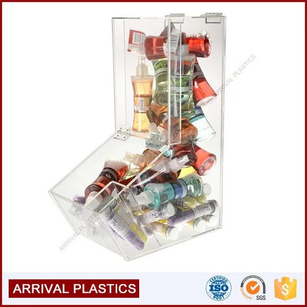 tube jelly drop display box clear custom acrylic homemade candy