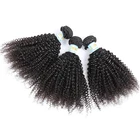 Cheap Wholesale Top Quality Human Virgin Brazilian Hair Weaving Bundles Kinky Curly Cuticle Aligned Hair