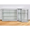 Wholesale frame style tempered glass store mobile phone display showcase