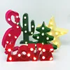 Flamingo,Star,Cactus LED Night Lamp Lights For Party Wedding Decor Gifts