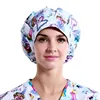 Operating Room Nurse Surgical Woven Bouffant Cap Hat for Long Hair