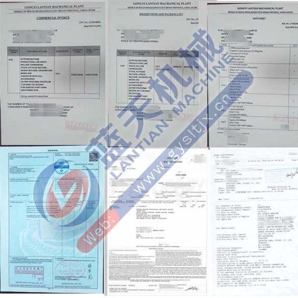 custom clearance documents