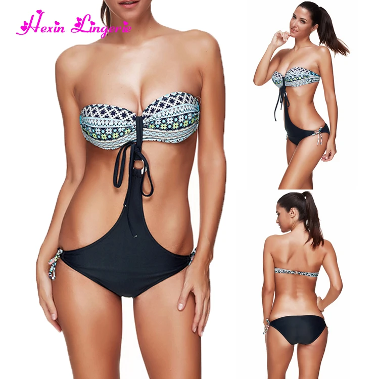 Without Moq Pad Removable Swimsuit Latest Design Women Hot Sexy Bikini