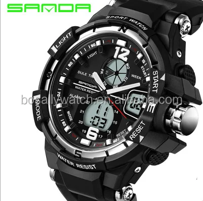 

SANDA 289 Sport Watch Men Diving Camping Waterproof Clock For Mens Watches Top Brand Luxury Military relogio masculino montre, 2 colour