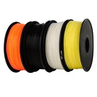 China factory 50 color abs pla nylon pvc 2.85 3 mm 1.75 flexible filament