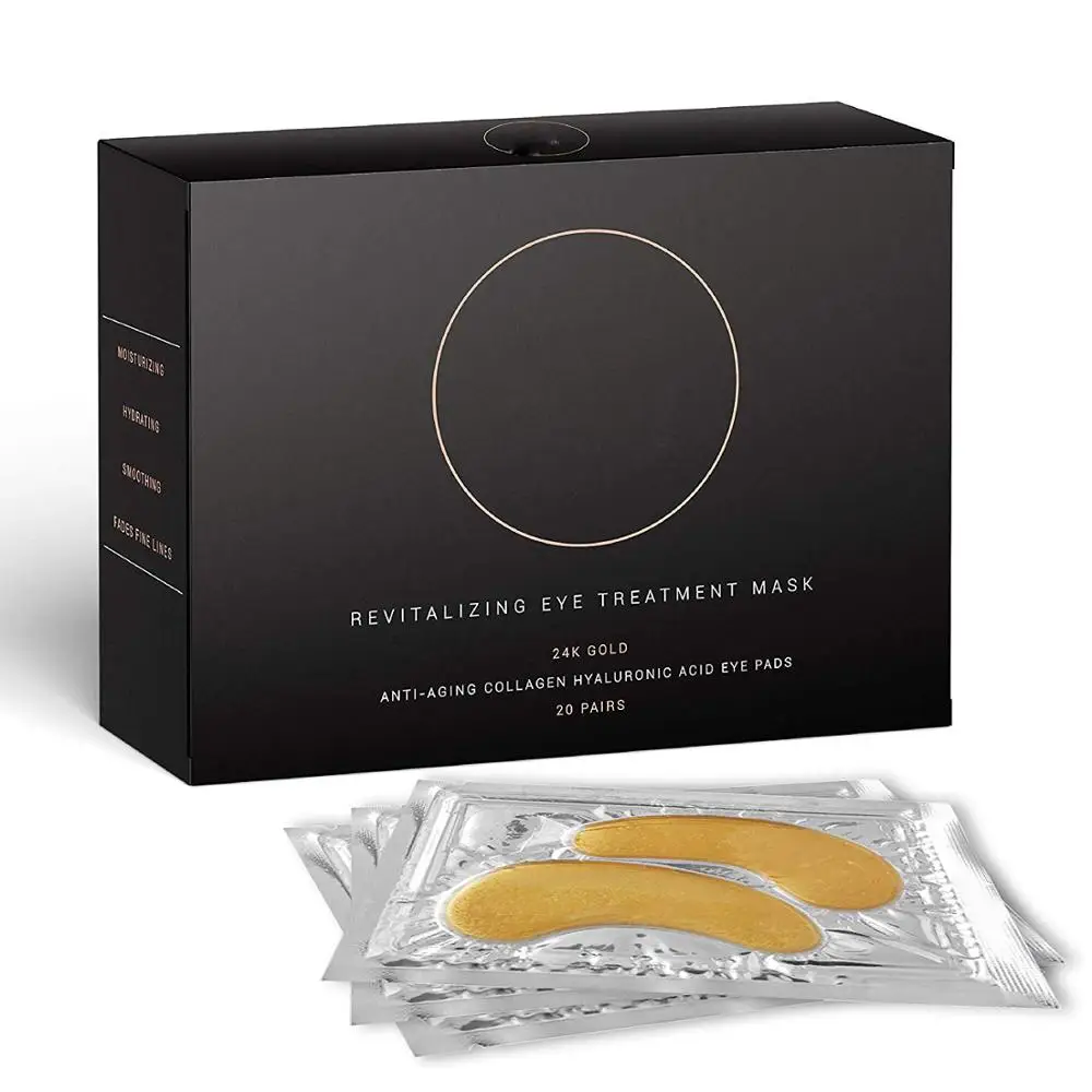 Natural 24K Gold Collagen Pads Revitalizing Eye Treatment Mask For Anti Wrinkles & Anti Dark Circling
Natural 24K Gold Collagen Pads Revitalizing Eye Treatment Mask For Anti Wrinkles & Anti Dark Circling