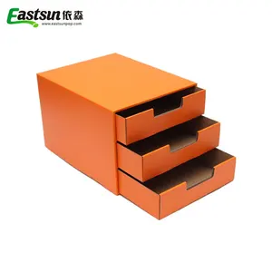style customized orange corrugated carton paper pdq display box