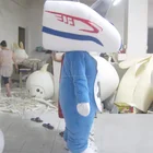 custom mascot adult train mascot costume